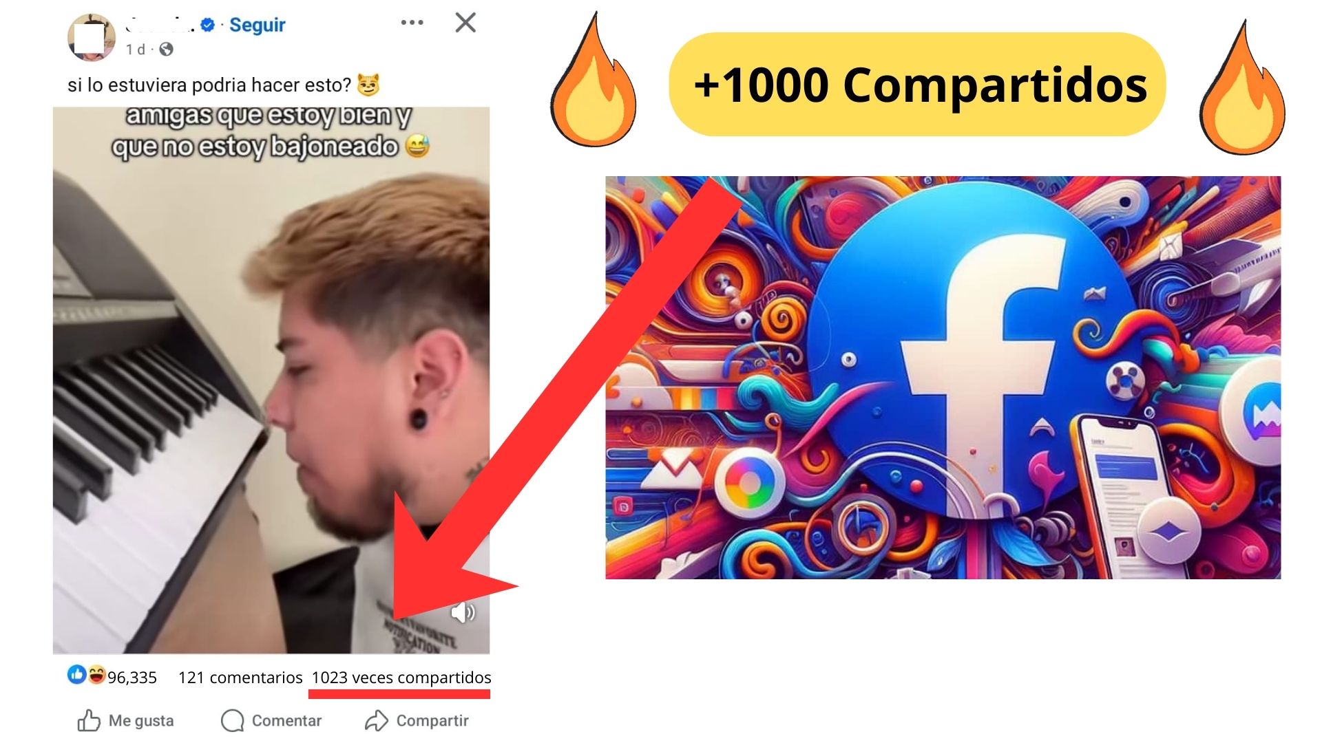 💬 + 1000 Compartidos Reales y Orgánicos con Garantía ♻️ CONVIERTE A TU AUDIENCIA EN TUS MEJORES PRESCRIPTORES.